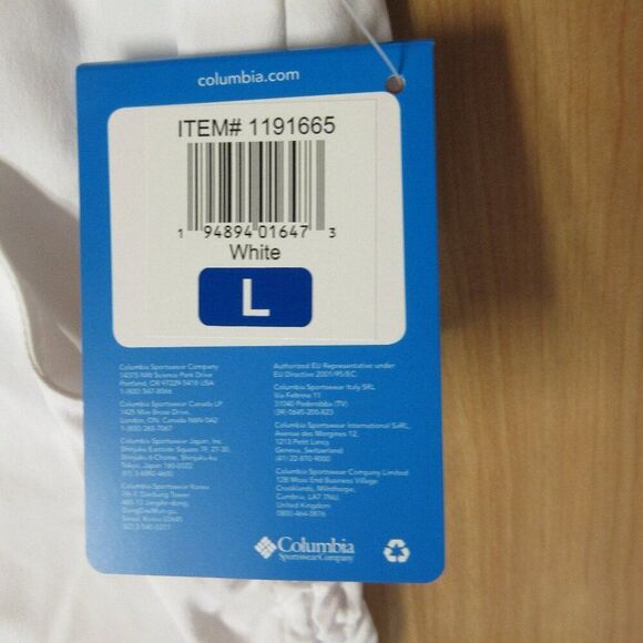 COLUMBIA Marina Bay Skort Womens Large White Omni Shade Pull On Skirt Shorts NWT - Picture 9 of 16